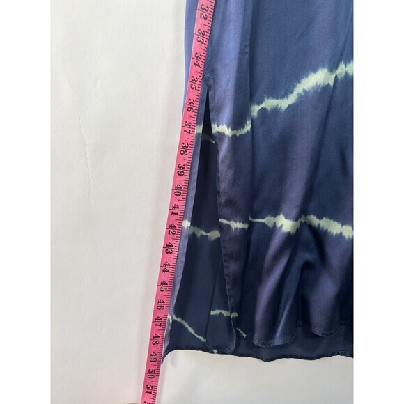Equipment Femme Silk Maxi Dress Sleeveless Small Tie Dye Boho Hippie Festival - Picture 5 of 7